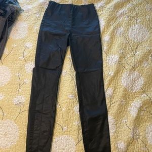 H&M faux leather pants